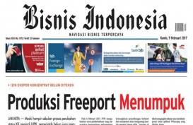 Bisnis Indonesia Edisi Cetak Kamis (9 Februari 2017). Seksi Utama