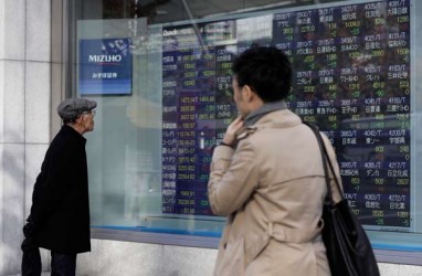 BURSA JEPANG 9 FEBRUARI: Jelang Pertemuan Abe-Trump, Nikkei & Topix Melemah