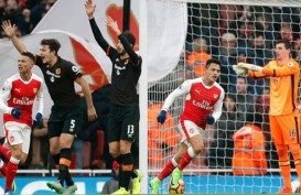 Hasil Liga Inggris: Dua Gol Sanchez Bawa Arsenal Taklukkan Hull