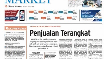 Bisnis Indonesia 13 Februari, Seksi Market: Kinerja Emiten KI Terangkat