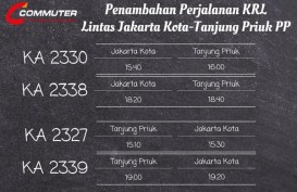 Mulai Hari Ini, KRL Tambah 4 Perjalanan Jakarta Kota-Tanjung Priok
