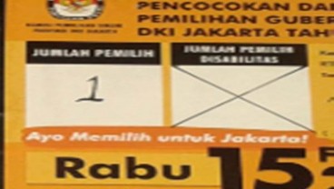 QUICK COUNT PILGUB DKI 2017: Pemungutan Suara Mulai Pk. 07.00 WIB, Presiden Mencoblos di TPS 4 Gambir