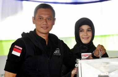 QUICK COUNT PILKADA DKI 2017: Dampingi AHY, Ini Alasan Annisa Pohan Tampil Berhijab