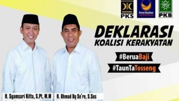 REAL COUNT (C1) PILKADA SERENTAK 2017: Takalar, Syamsari -Ahmad Dg Se're  Memimpin