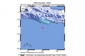Gempa 4,8 SR Guncang Wilayah Tasikmalaya
