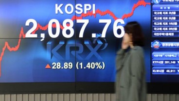 BURSA KORSEL 21 FEBRUARI: Kospi Menguat Hampir 1%, Ditopang Data Ekspor