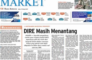 Bisnis Indonesia 27 Februari, Seksi Market: Tantangan Investasi DIRE