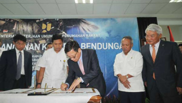 Konstruksi Bendungan Karian Capai 31%