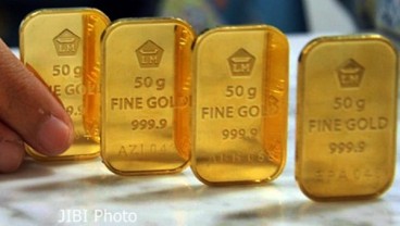 EMAS ANTAM: Harga Jual Turun 1.000, Comex Melemah