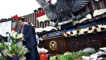 Grogi di Depan Raja Salman, Setya Novanto Sebut Try Sutrisno Wakil Ketua DPR