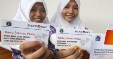 Siswa pemilik Kartu Jakarta Pintar/Antara