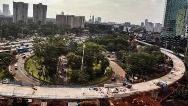 Pembangunan Simpang Susun Semanggi: 15 Box Girder Sudah Terpasang