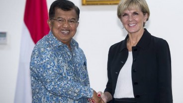 Julie Bishop Kunjungi Wapres JK, Bahas Potensi Ekonomi