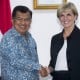 Julie Bishop Kunjungi Wapres JK, Bahas Potensi Ekonomi