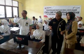 Pertamina Sumbagsel Salurkan Bantuan CSR di SMPN 58 Palembang
