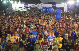 Pelari Internasional Ramaikan Lomba Lari Equator 10 Kilometer