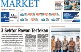 BISNIS  INDONESIA 16 MARET, Seksi Market: 3 Sektor Rawan Tertekan