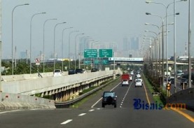 Tol Dalam Kota Jakarta Terpantau Ramai Lancar