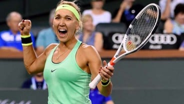 Hasil Tenis BNP Paribas: Vesnina ke Final, Gusur Mladenovic