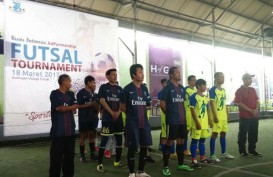 Bisnis Indonesia Gelar Turnamen Futsal Antar Agency