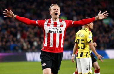 Hasil Liga Belanda: Libas Vitesse, PSV Jaga Pertahankan Gelar