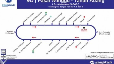 TransJakarta Operasikan Rute Pasar Minggu-Tanah Abang