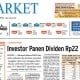 Bisnis Indonesia 22 Maret 2017, Seksi Market: Investor Panen Dividen Rp22 Triliun