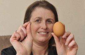 Aneh, Wanita Inggris Temukan Berlian di dalam Telur