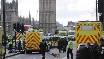 Teror di Parlemen London, Polisi Tahan 7 Orang