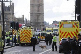 Teror di Parlemen London, Polisi Tahan 7 Orang