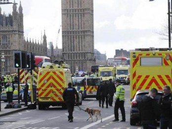 Teror di Parlemen London, Polisi Tahan 7 Orang