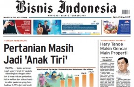 Bisnis Indonesia 25 Maret 2017 Seksi Utama:  Pertanian Masih Jadi 'Anak Tiri'