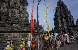 Hari Raya Nyepi : Ribuan Umat Hindu Gelar Upacara Tawur Agung