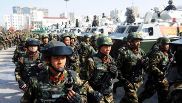 Militer China  Latihan Perang di Perbatasan Myanmar