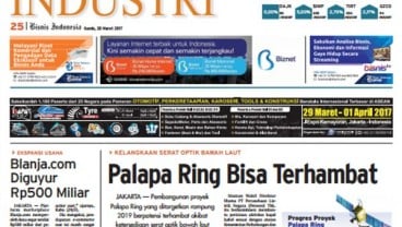 BISNIS  INDONESIA 30 MARET, Seksi Industri: Palapa Ring Bisa Terhambat