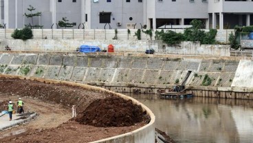 Sodetan Kali Ciliwung Sudah Setengah Jalan