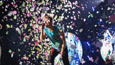 Meriahnya Konser Coldplay di Bangkok