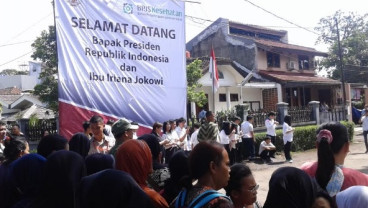 Presiden Joko Widodo ke Bandung, Warga Padati Taman Pendawa