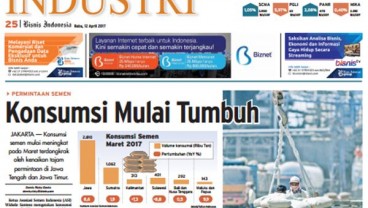 BISNIS  INDONESIA 12 APRIL, Seksi Industri: Konsumsi Mulai Tumbuh