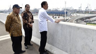 Tol Akses Tanjung Priok Dibuka : Jokowi Kenang Sulitnya Pembebasan Lahan