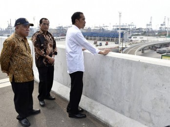 Tol Akses Tanjung Priok Dibuka : Jokowi Kenang Sulitnya Pembebasan Lahan