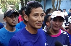 Hasil Pilkada DKI 2017: Sandiaga Uno Lari Sejauh 5 Km Sebelum Nyoblos