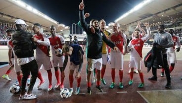 HASIL LIGA CHAMPIONS 2017: AS Monaco Singkirkan Dortmund, Falcao Cemerlang