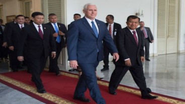 Wapres JK ke Mike Pence, Anda Datang Tepat Waktu