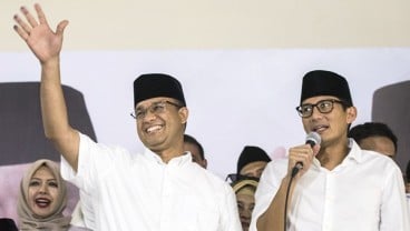 Perhitungan Suara Blangko C1, Anies-Sandi Peroleh 57,95% Suara