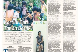 BISNIS INDONESIA (22/4), Seksi Oasis : Kartini dari Tanah Batak