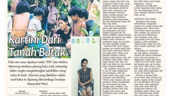 BISNIS INDONESIA (22/4), Seksi Oasis : Kartini dari Tanah Batak