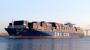 KAPAL RAKSASA: Selain Priok, CMA-CGM Incar Dua Pelabuhan