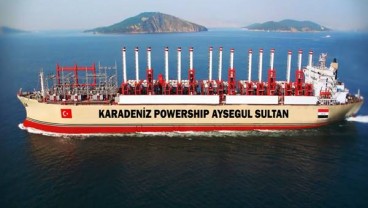 Kapal Pembangkit Listrik Segera Sampai di Sumatra Utara