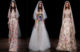 Ini Tren Busana Pengantin dari Bridal Fashion Week 2017